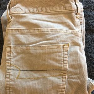 American eagle corduroy tan pants.